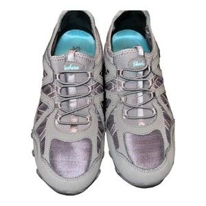 Skechers Women Sport Dream Come True Athletic Slip On Shoes Gray Size 8.5